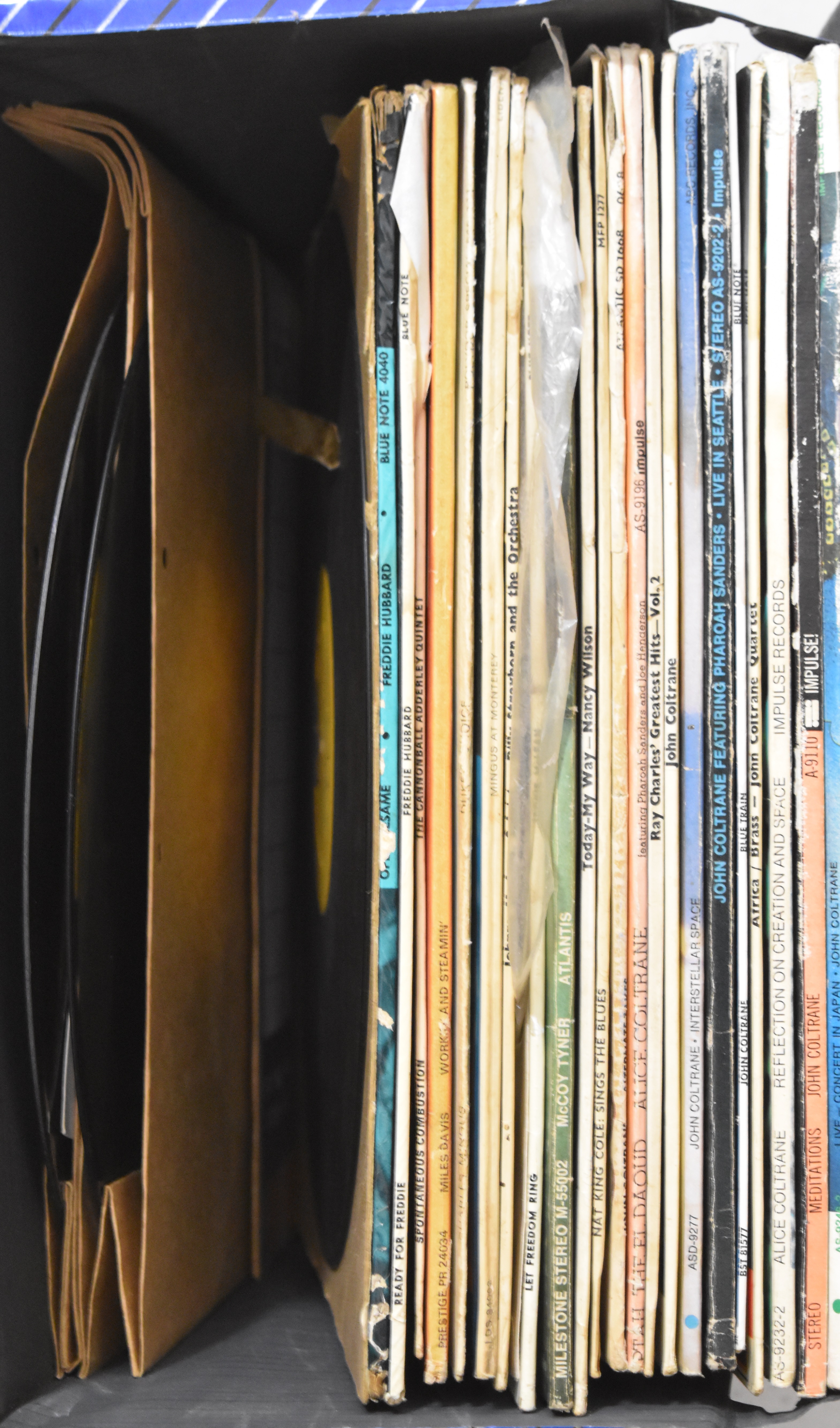 Twenty eight Jazz albums including Freddie Hubbard Open Sesame Blue Note BLP 4040, dead wax - Image 4 of 10