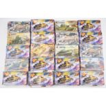 Twenty Airfix 1:72 scale plastic model tank kits to include Panzer IV 02308, Centurion 02307, M3