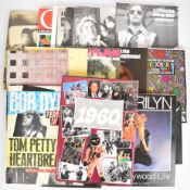 Rock / Pop programmes and early Q magazines including Glastonbury, Bob Dylan, Steve Winwood, Elton