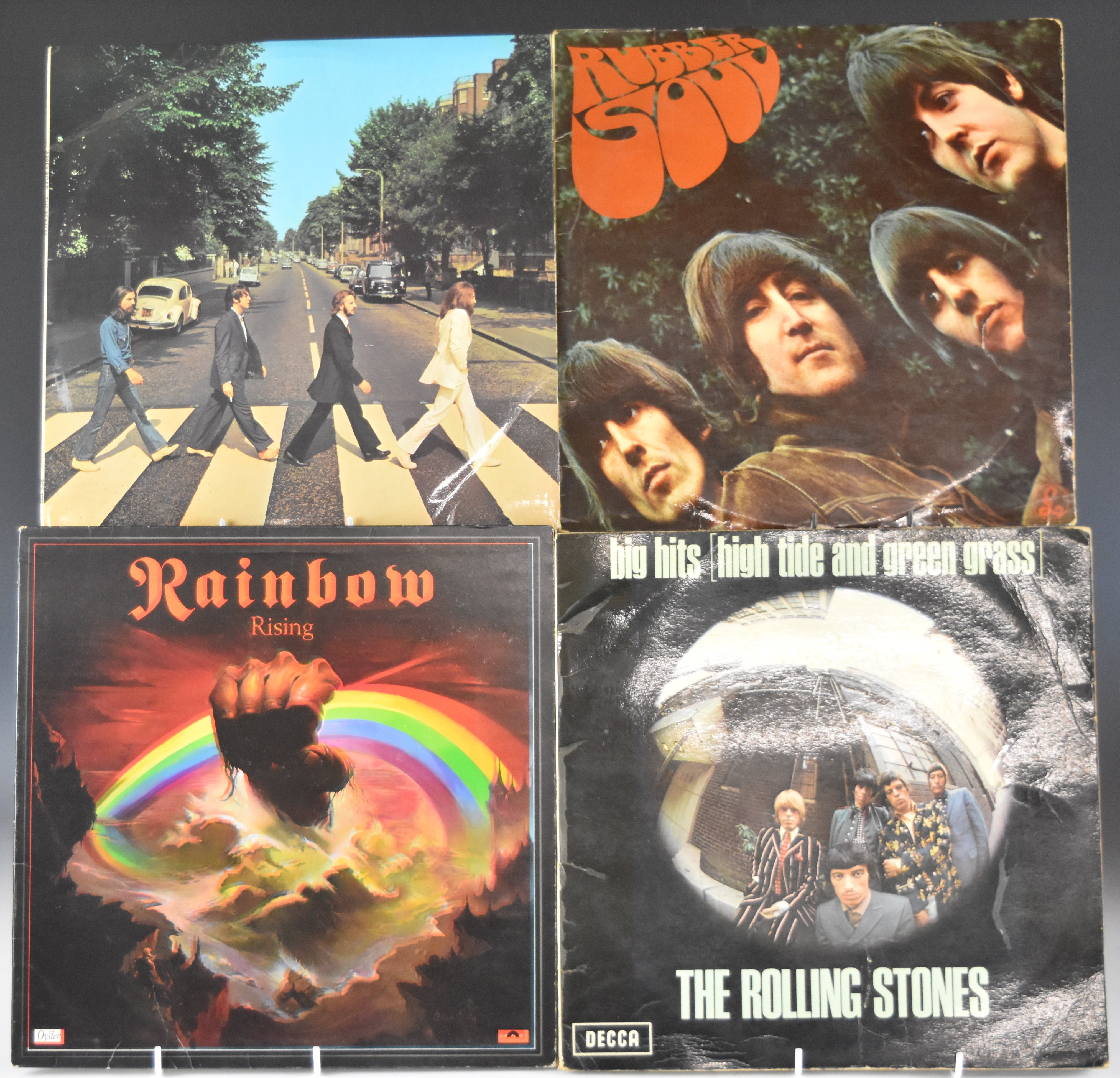 Fourteen Rock and Heavy Rock albums comprising The Beatles Rubber Soul, Revolver, Sgt Pepper's