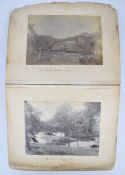 An album of late 19th and early 20thC large format photographs of Indian interest. Beginning with