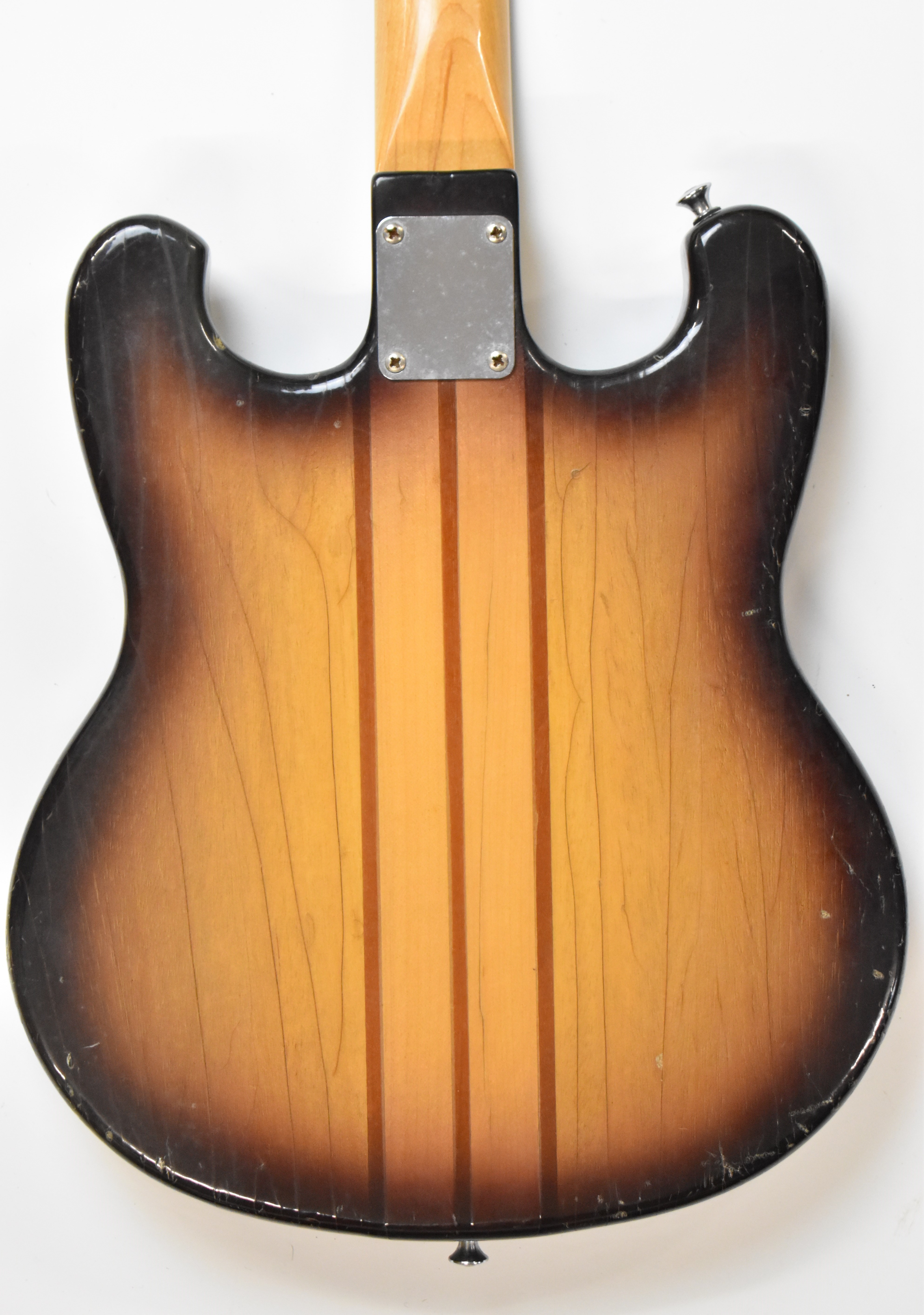 Shergold Nu Meteor electric guitar circa 1980 reportedly only forty produced, with tobacco - Image 5 of 8