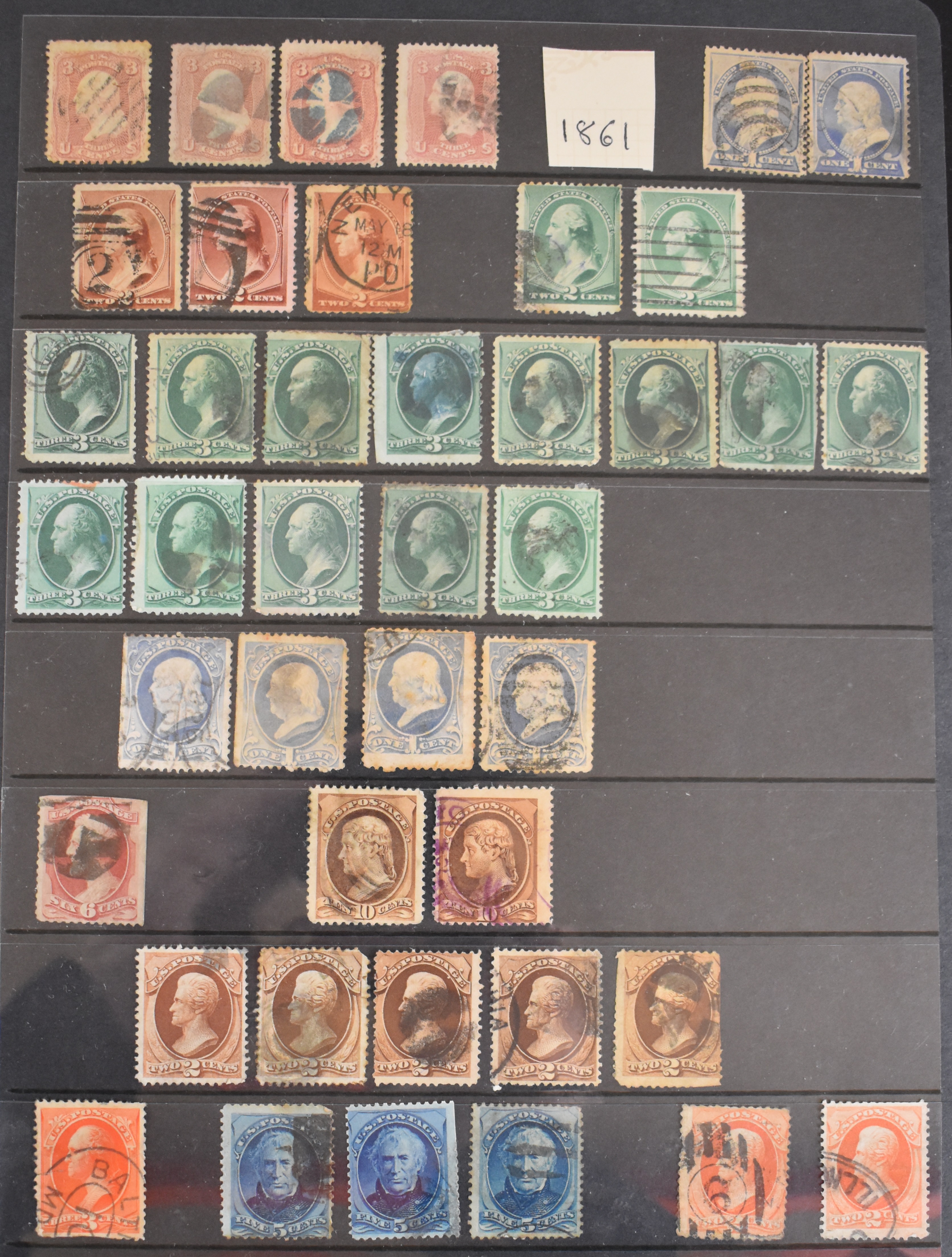 USA mint and used stamp collection in eight stockbooks and folders from 1861 to modern including - Image 2 of 10