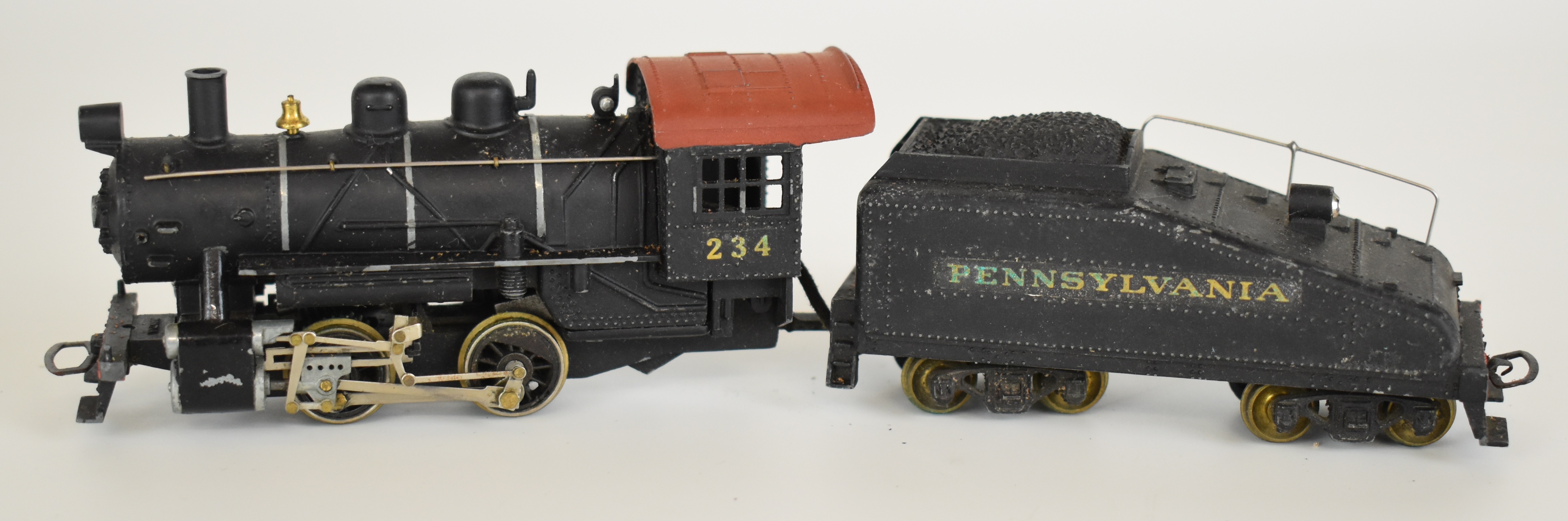 Four H0 scale Tenshodu and Mantua painted brass American steam locomotives to include New York - Image 4 of 5