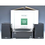 TEAC LS-WH01 2.1ch speaker system comprising subwoofer and satellite speakers, in original box