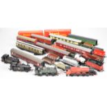 A collection of mostly Hornby 00 gauge model railway to include four locomotives, passenger