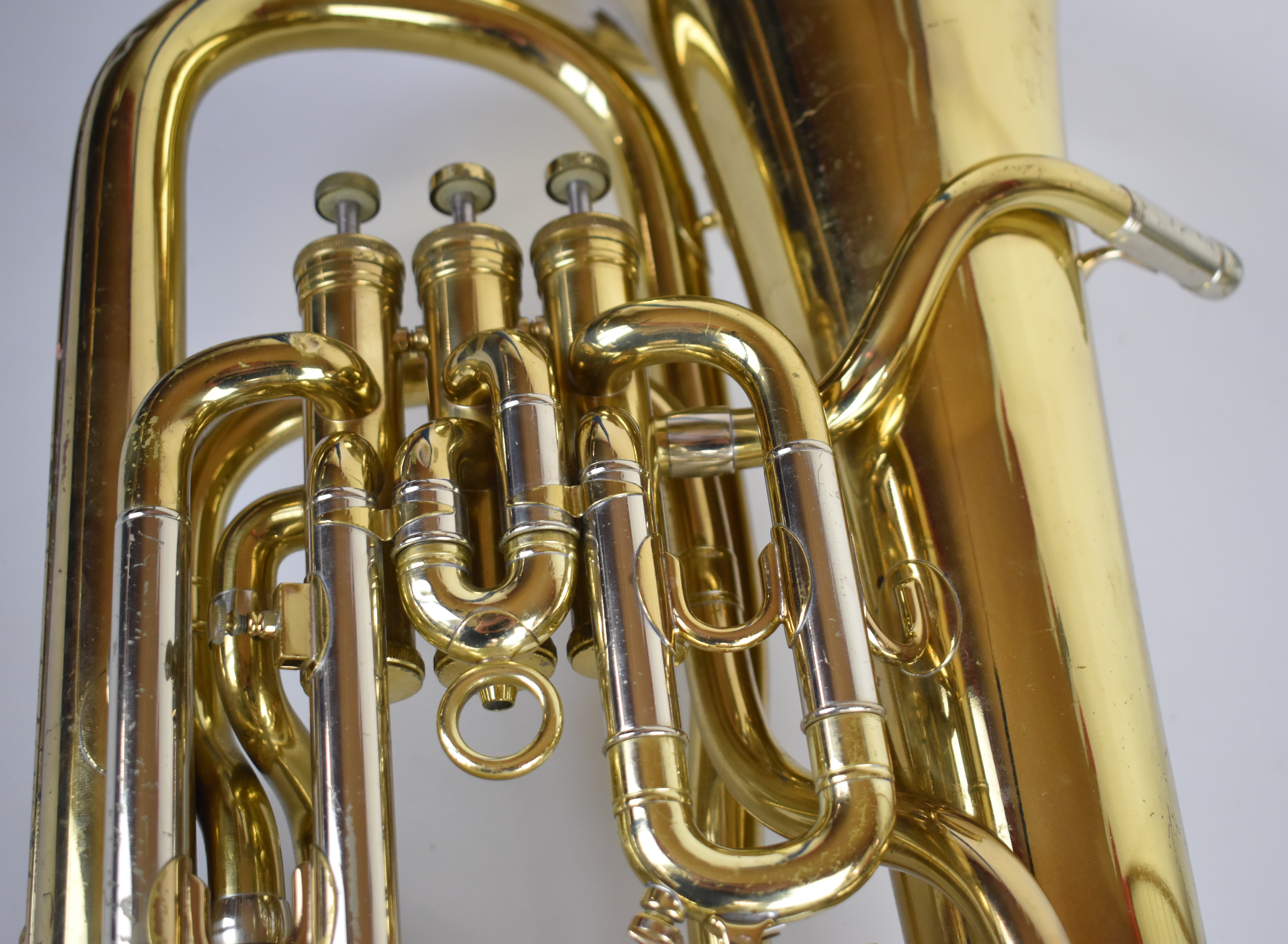 Boosey & Hawkes Besson 700 brass Euphonium, serial no. 765-718418, in fitted hard shell case with - Image 2 of 7