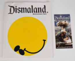 Banksy Dismaland Bemusement Park programme and flyer for the 2015 Weston-Super-Mare seafront