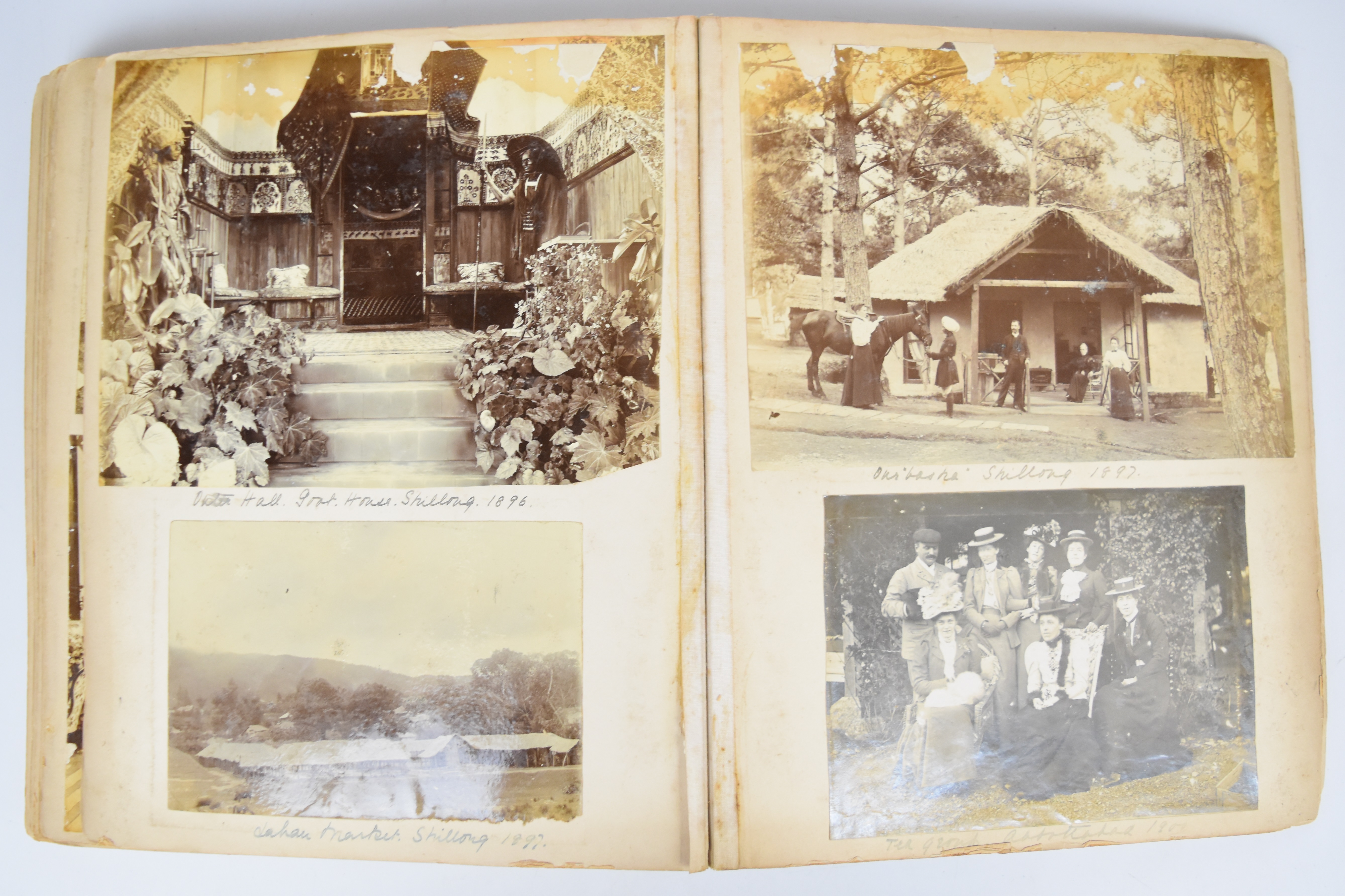 An album of late 19th and early 20thC large format photographs of Indian interest. Beginning with - Image 27 of 29