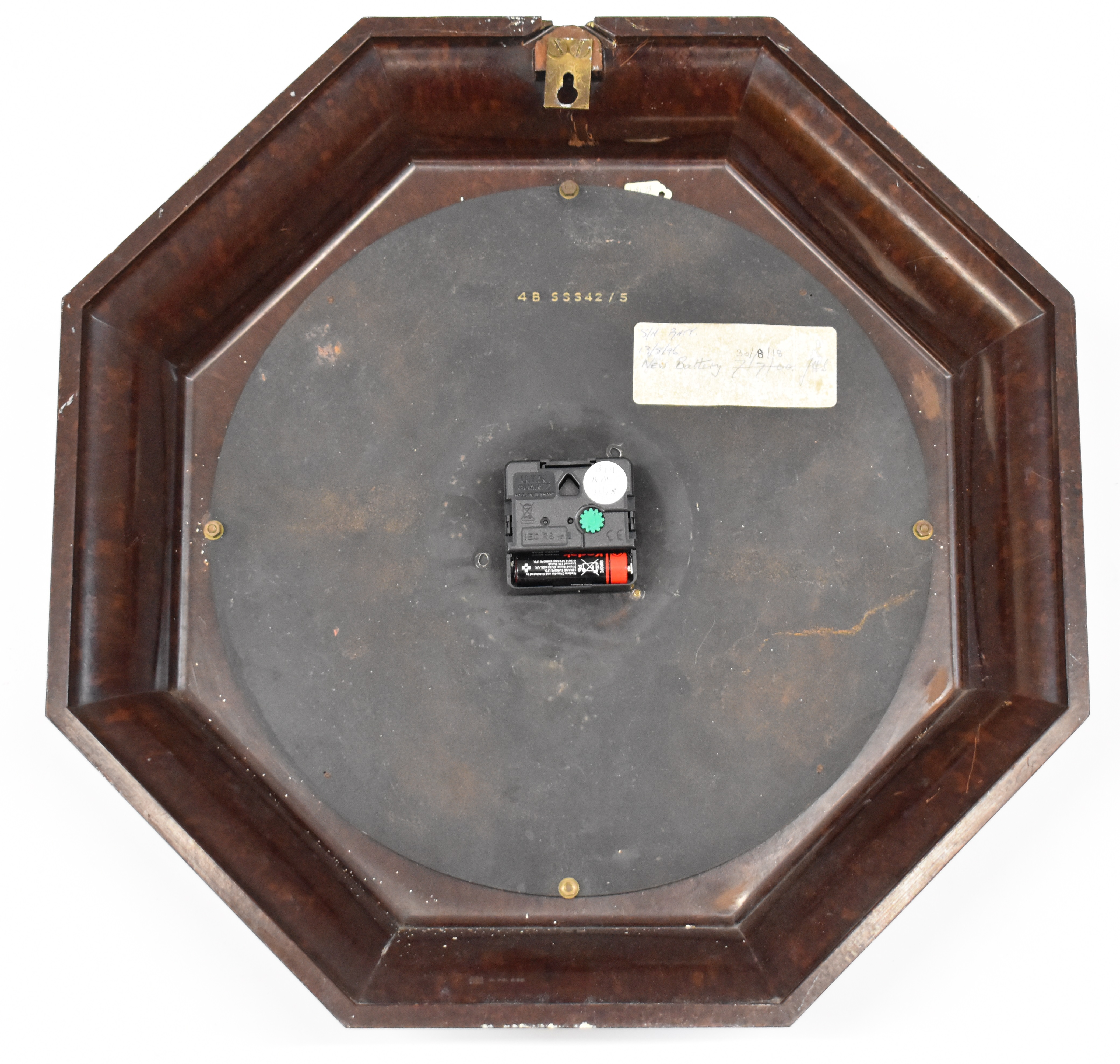 Octagonal Bakelite wall clock with GPO to dial, overall width 42.5cm, being sold by the now closed - Image 3 of 5