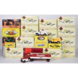 Twenty-three Matchbox diecast model cars to include Models of Yesteryear and similar series, all