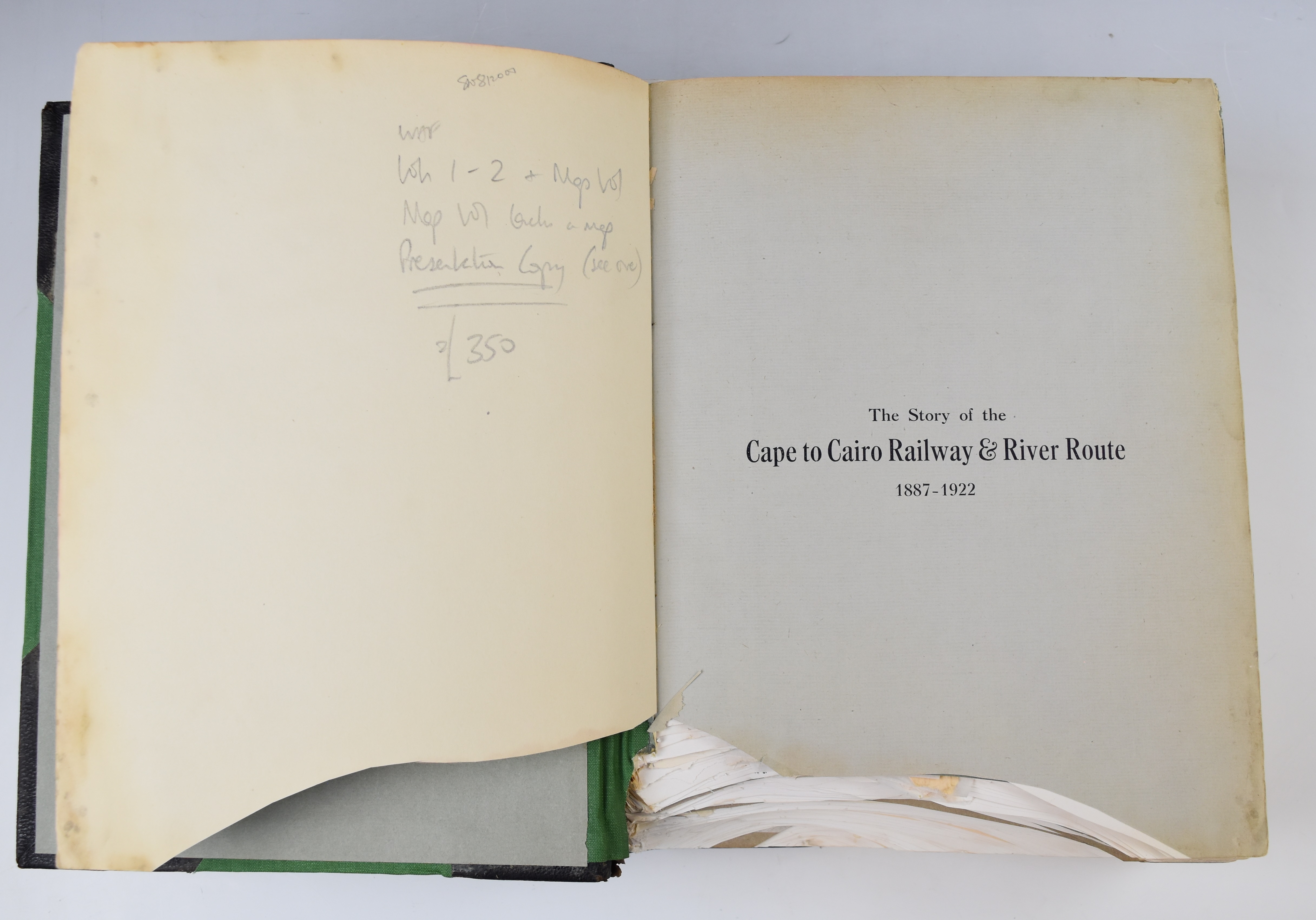 [Signed] The Story of The Cape to Cairo Railway & River Route from 1887 to 1922 The Romance of a - Image 2 of 5