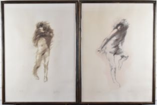 Ralph Brown (1928-2013) two signed prints of nude ladies, one limited edition, 190/200 the other