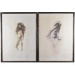 Ralph Brown (1928-2013) two signed prints of nude ladies, one limited edition, 190/200 the other