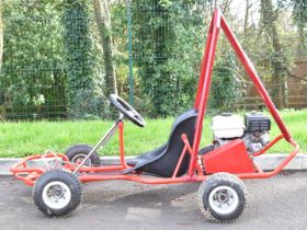 Honda Zip Kart 160cc go kart, with four stroke petrol engine and centrifugal clutch drive