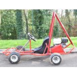 Honda Zip Kart 160cc go kart, with four stroke petrol engine and centrifugal clutch drive