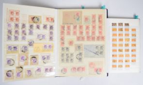 Hong Kong and China stamp collection in two stock albums, from Queen Victoria to Queen Elizabeth