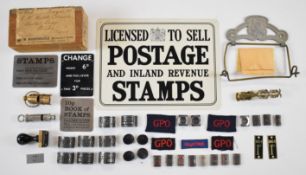 Post Office collectables to include cancellation and price machine stamps for Launceston Cornwall,