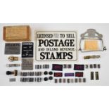 Post Office collectables to include cancellation and price machine stamps for Launceston Cornwall,