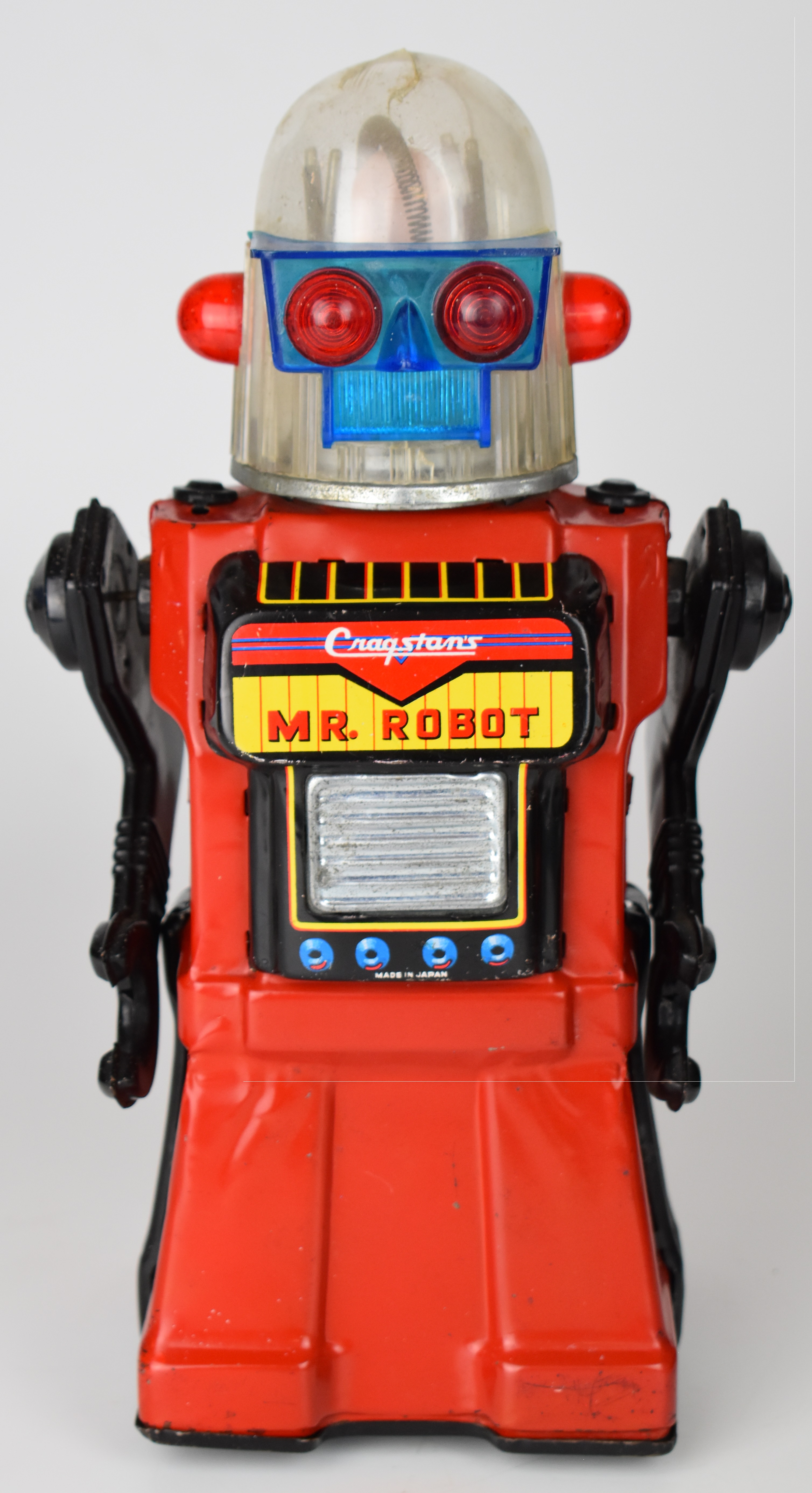 Japanese battery operated tinplate 'Cragstans Mr. Robot' by Yonezawa (Japan), height 28cm. - Image 2 of 7