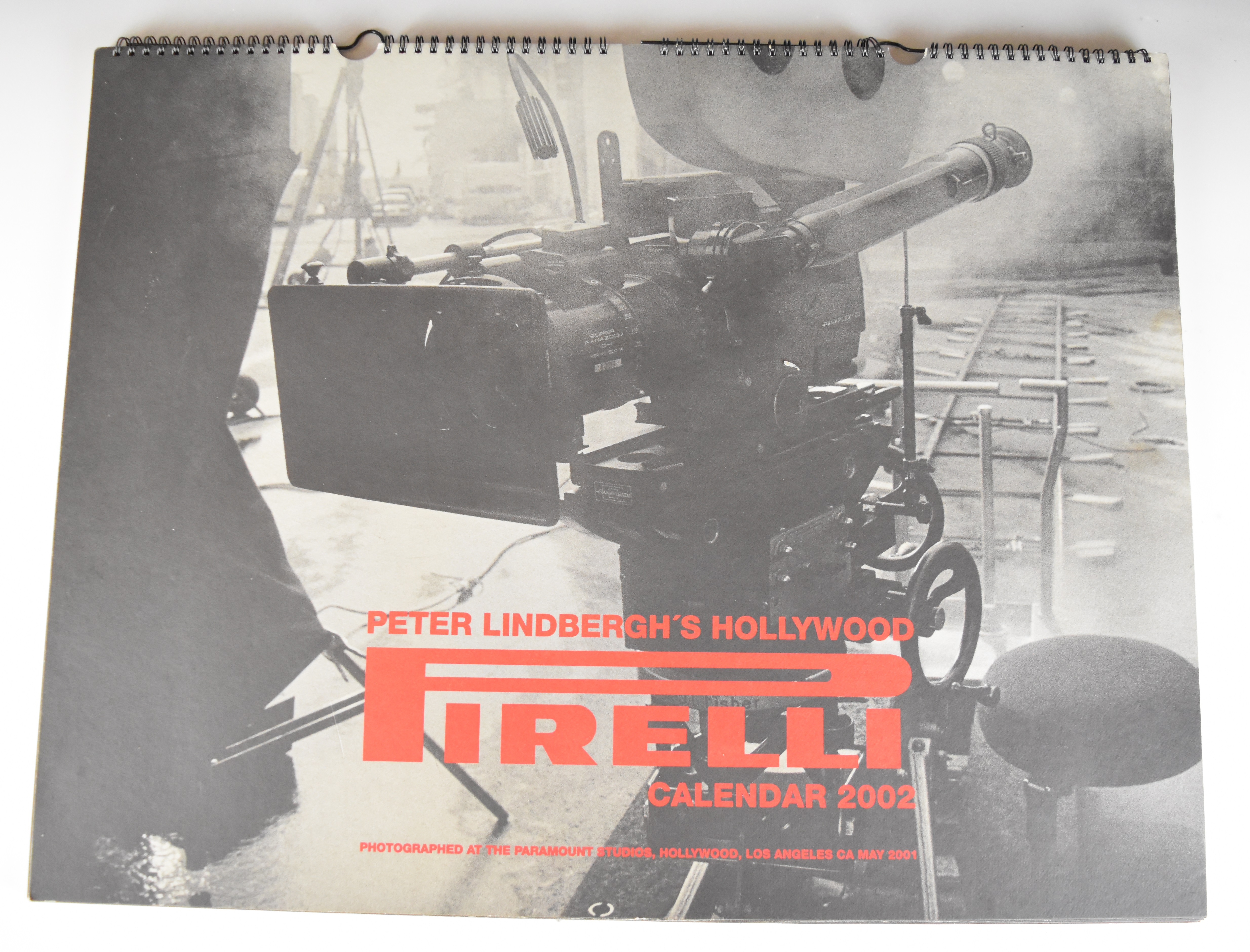 Pirelli 2002 Hollywood calendar by Peter Lindbergh, plastic back board for old style calendars, - Image 7 of 7