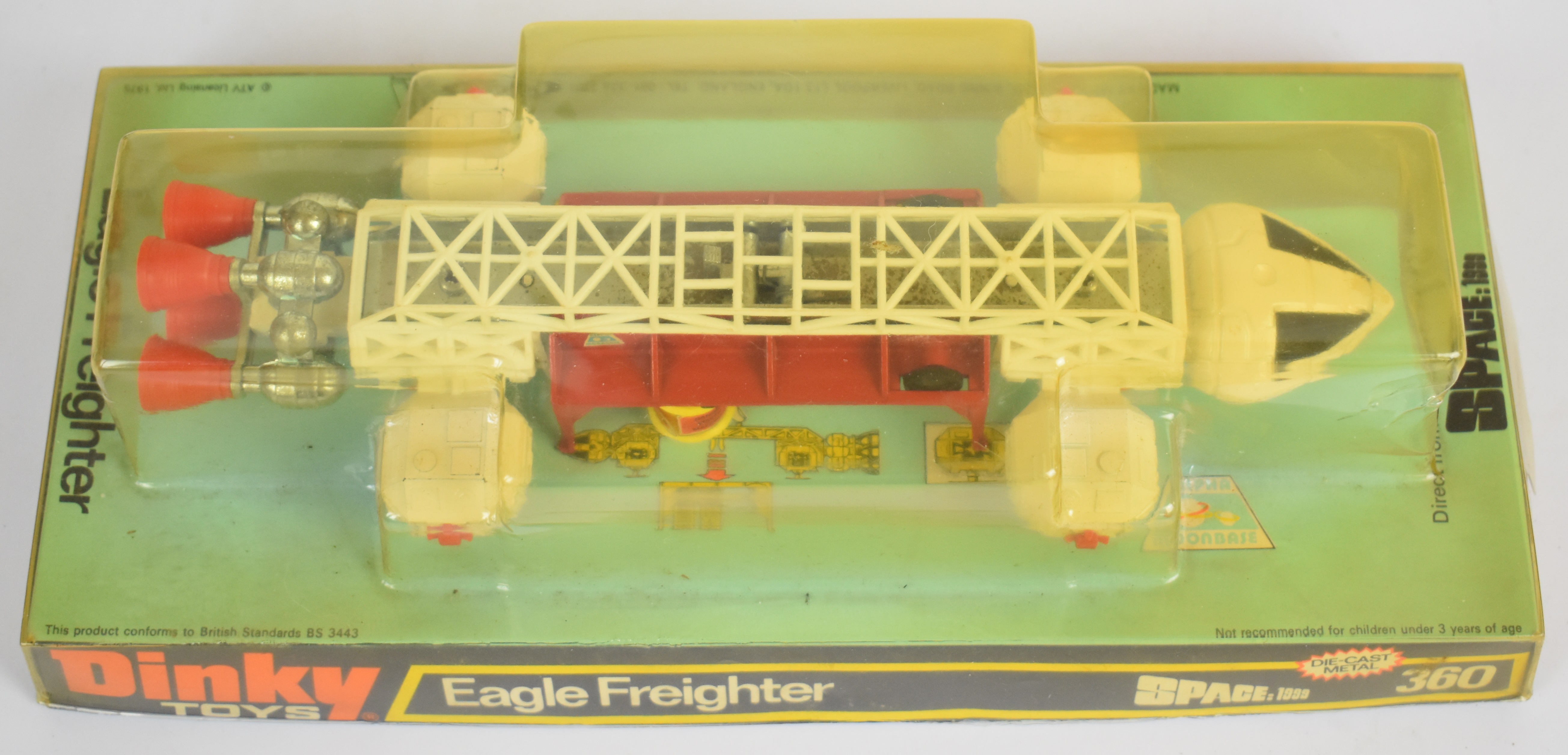 Dinky Toys Space:1999 diecast model Eagle Freighter, 360, in original bubble display box. - Bild 2 aus 3