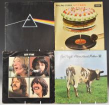 Thirty three Prog and Classic Rock LPs including The Beatles Let It Be (PCS 7096) 'red apple',