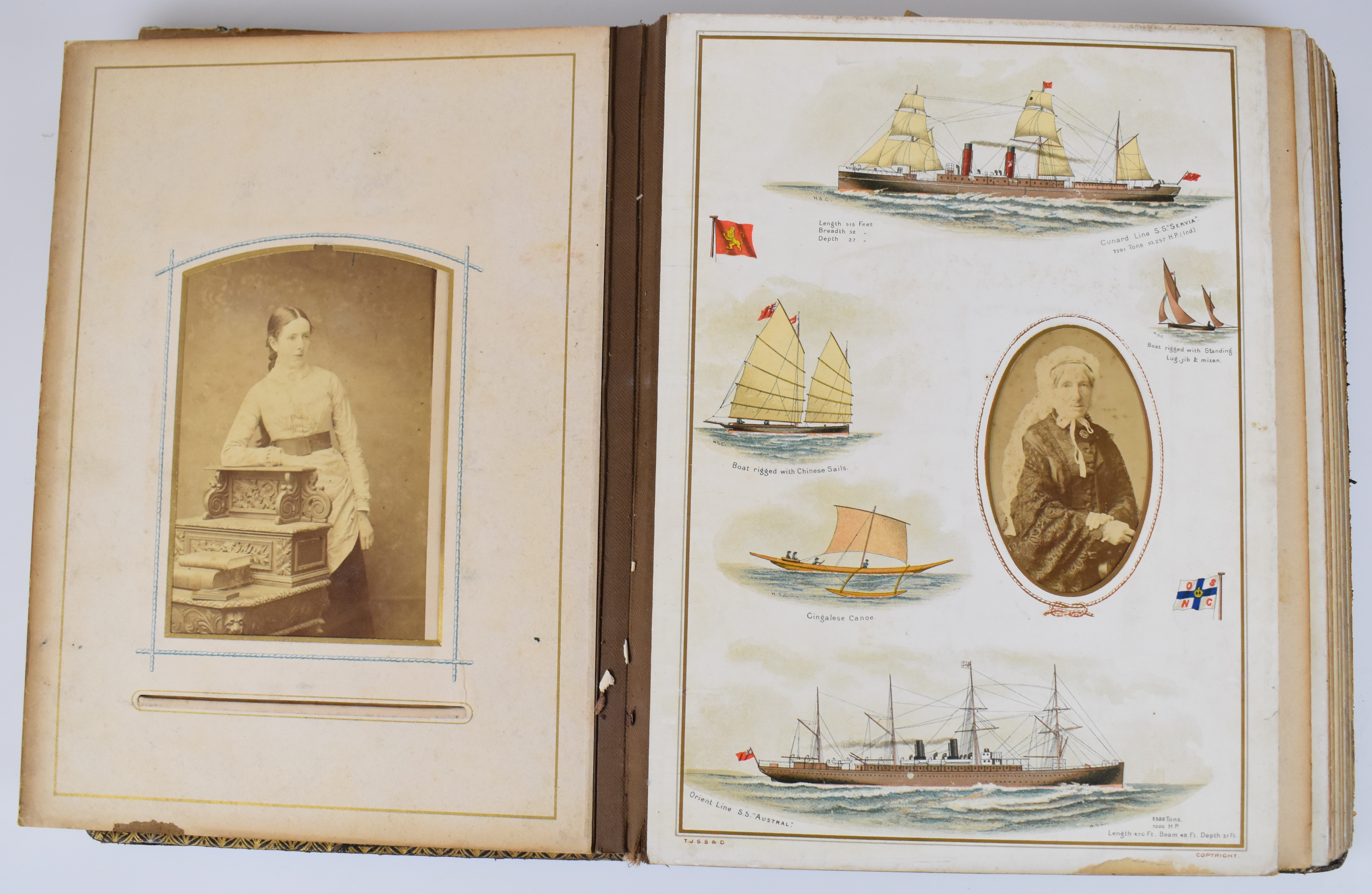 British Marine Album, some photographs taken in Cardiff and many in Weymouth, featuring children - Image 2 of 7