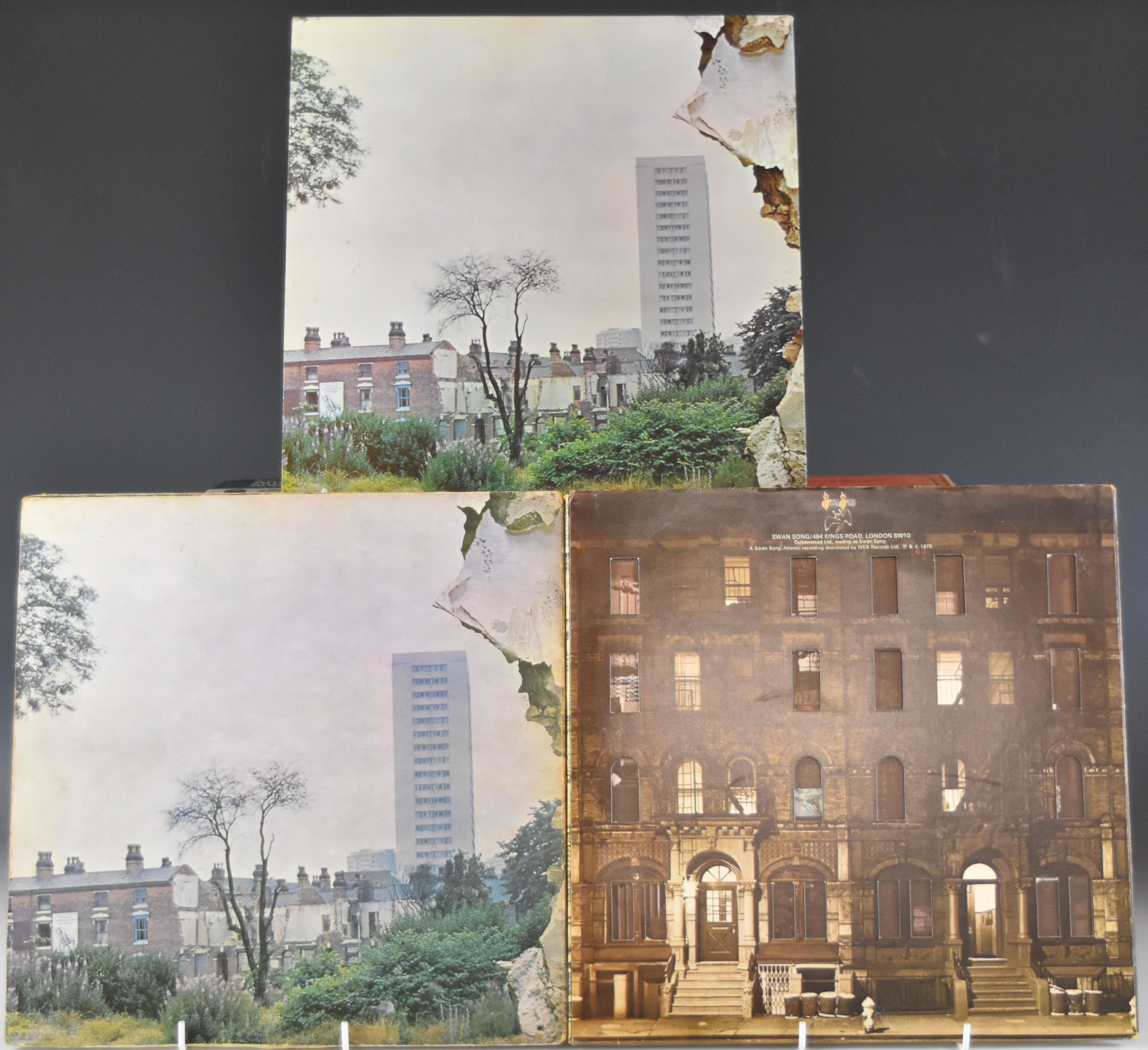 Three Led Zeppelin albums comprising Physical Graffiti double album with cut out cover and two - Image 2 of 2