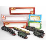 Five 00 gauge model railway locomotives by Airfix, Lima and similar to include GWR 0-4-2 1400 Tank