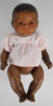 Armand Marseille bisque headed doll with red pursed lips and weighted eyes, marked AM Germany 341/