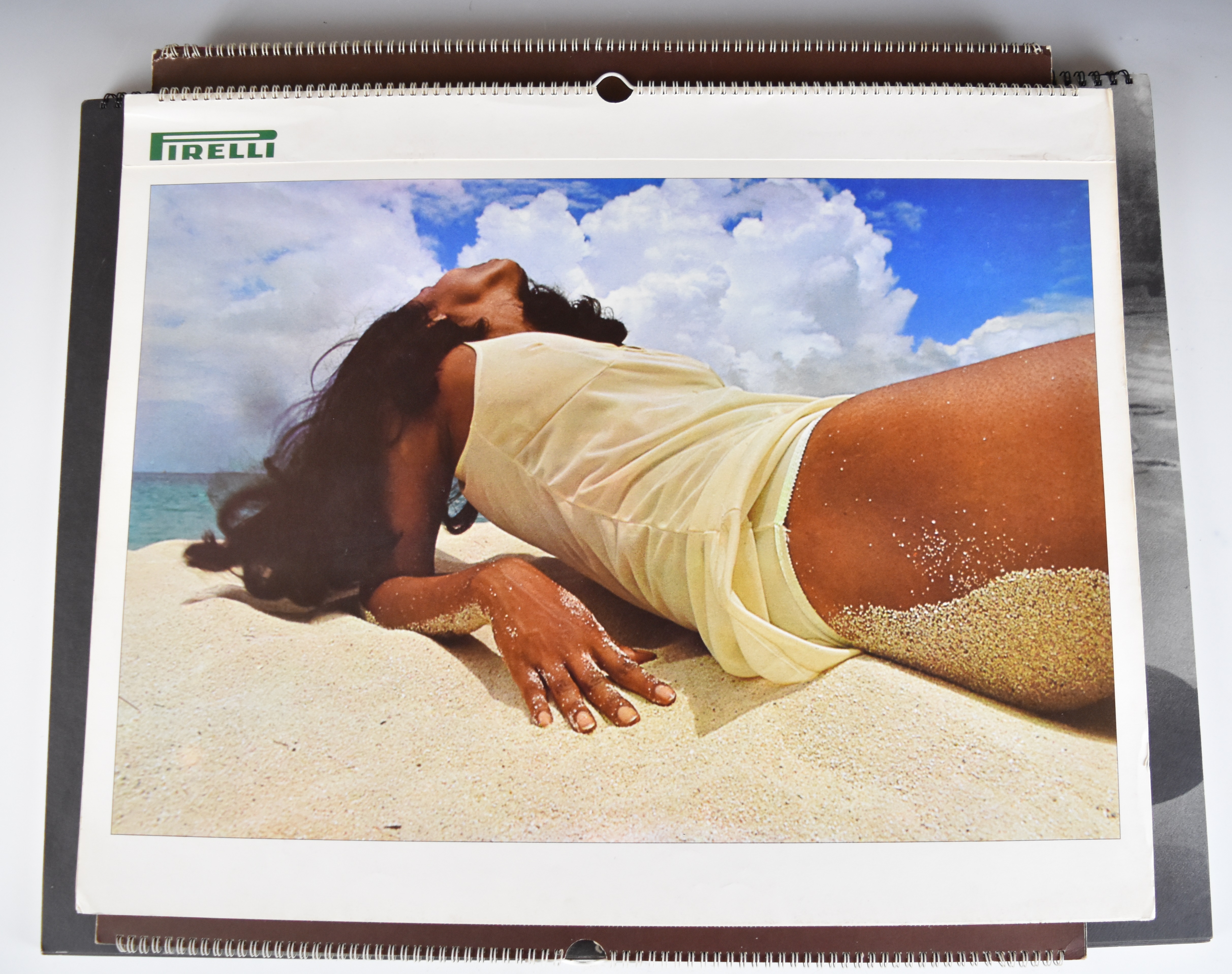 Pirelli 2002 Hollywood calendar by Peter Lindbergh, plastic back board for old style calendars, - Image 5 of 7