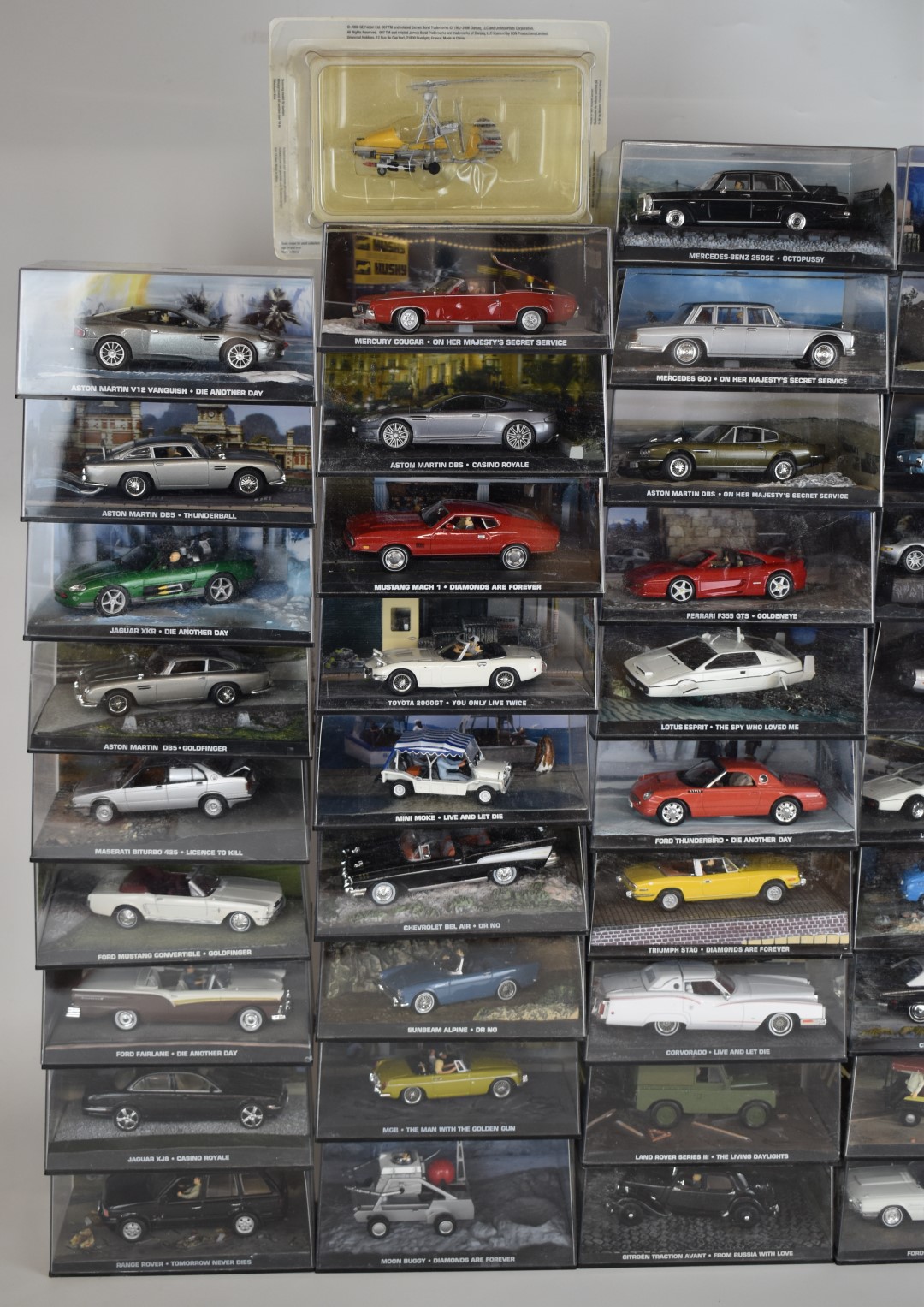 Forty-eight GE Fabbri 007 James Bond diecast model cars including vehicles from Goldfinger, The - Image 2 of 3