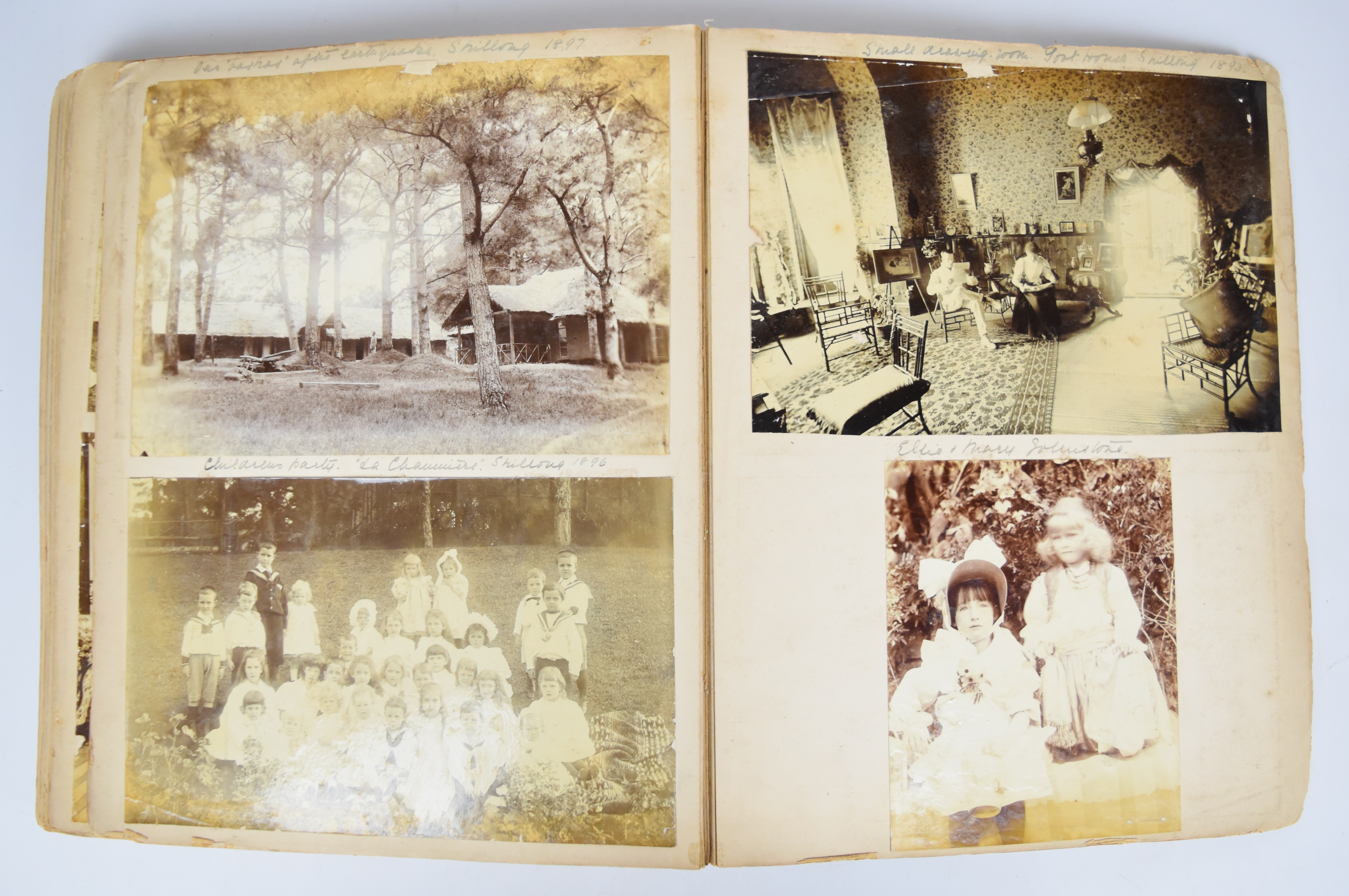 An album of late 19th and early 20thC large format photographs of Indian interest. Beginning with - Image 28 of 29