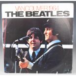 The Beatles Vancouver 1964 unofficial release, two record set, records appear VG+