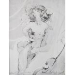 Jurgen Gorg (German, born 1951) signed limited edition (78/220) etching Erotica I, titled,