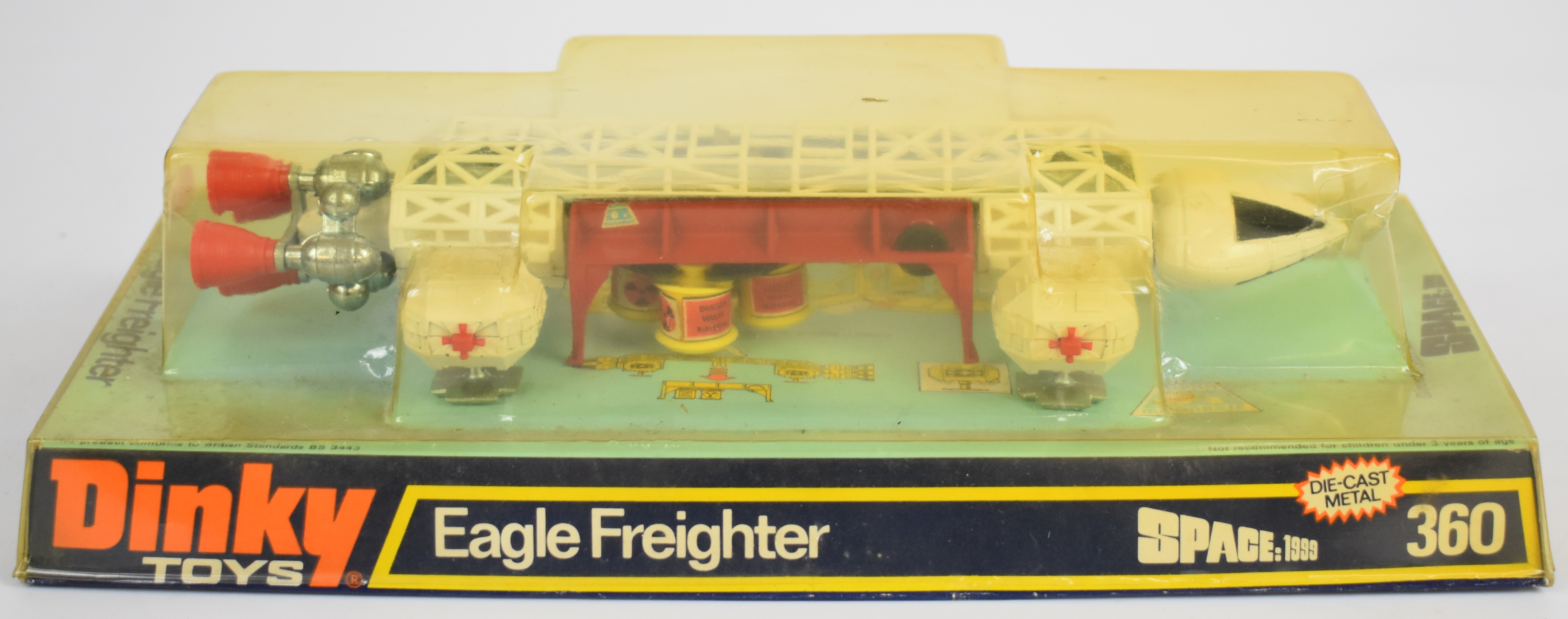 Dinky Toys Space:1999 diecast model Eagle Freighter, 360, in original bubble display box.