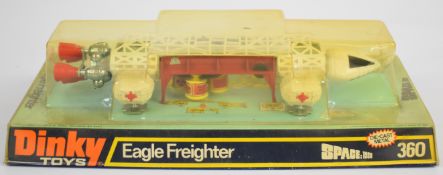 Dinky Toys Space:1999 diecast model Eagle Freighter, 360, in original bubble display box.