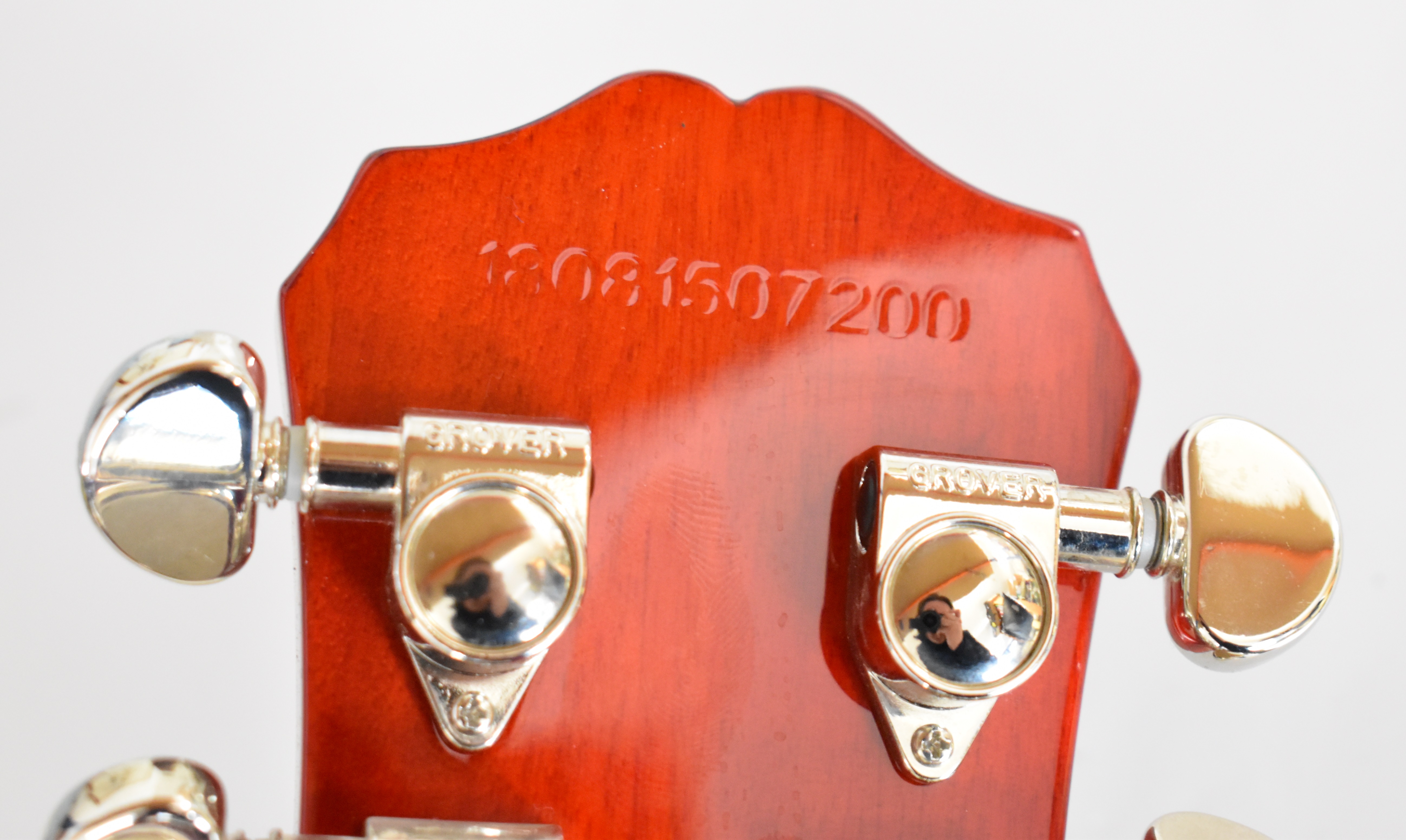 Epiphone Les Paul ES semi-hollow body electric guitar in Cherry Sunburst finish, 22 frets, serial - Image 7 of 7