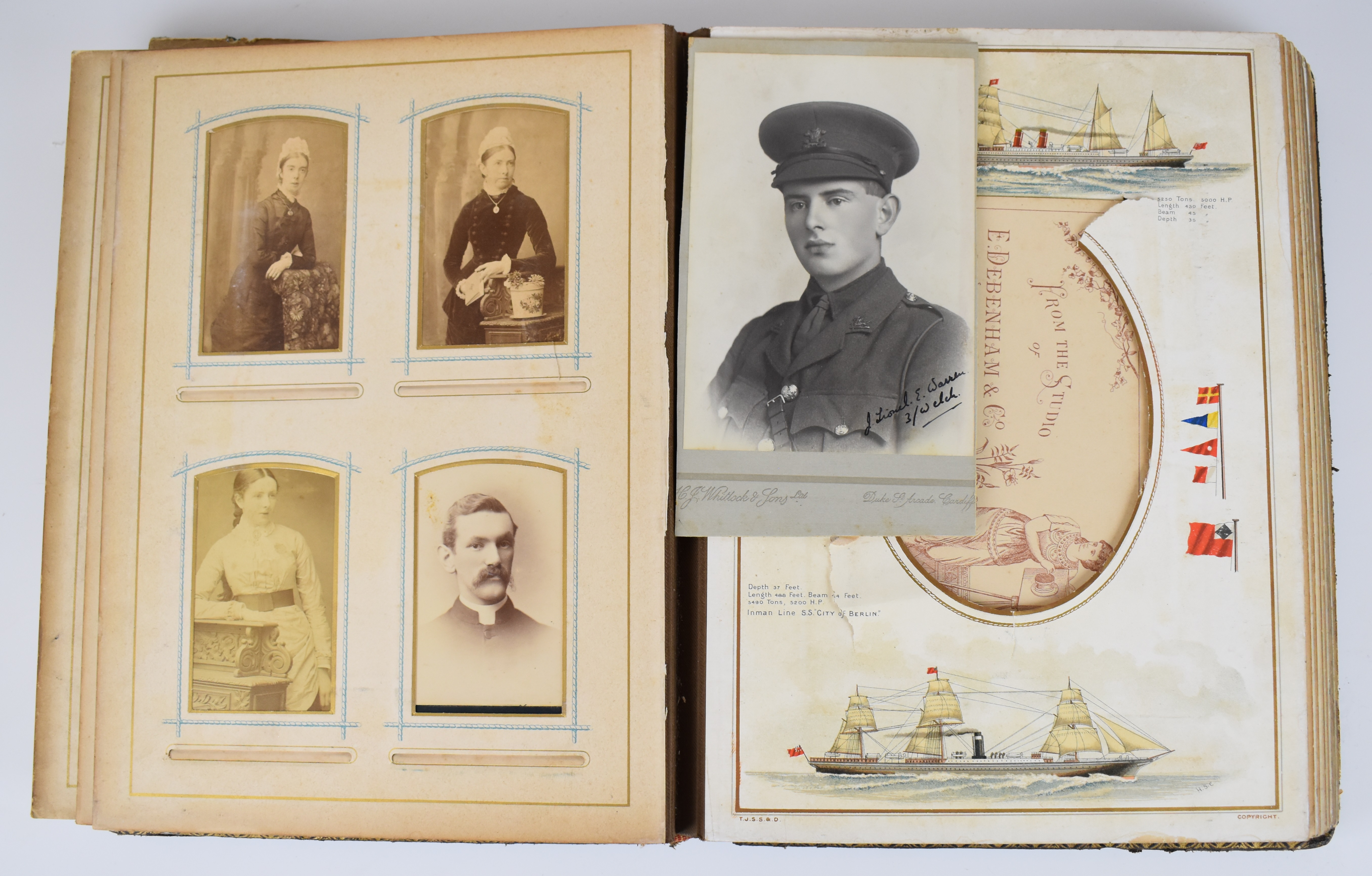 British Marine Album, some photographs taken in Cardiff and many in Weymouth, featuring children - Image 3 of 7