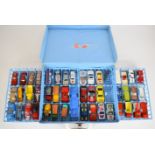 Matchbox 1-75 Series collector's carry case containing two trays housing forty-five diecast model