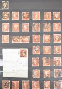 GB stamp collection from 1840 1d black with three margins to King George VI, mostly used with a