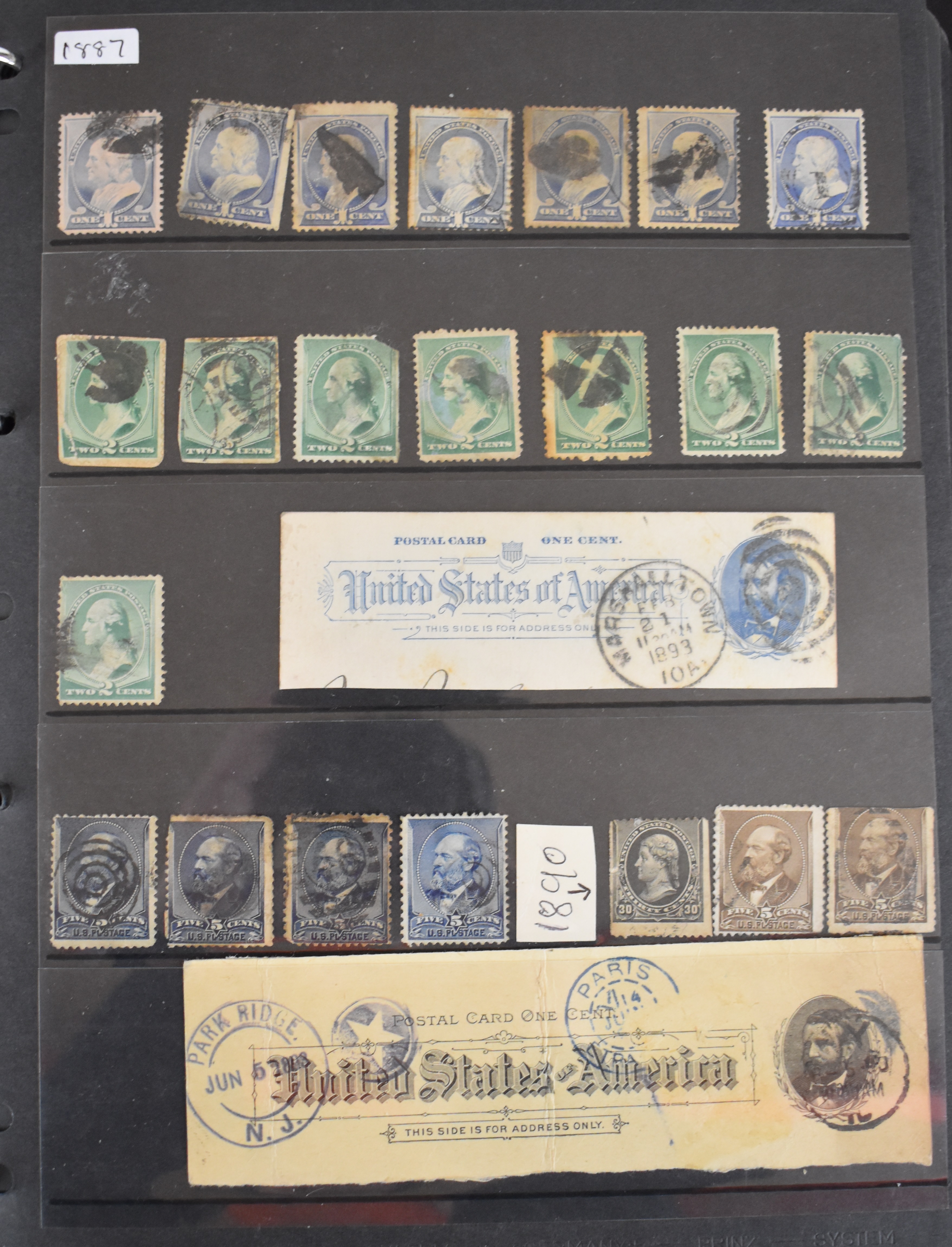 USA mint and used stamp collection in eight stockbooks and folders from 1861 to modern including - Image 4 of 10