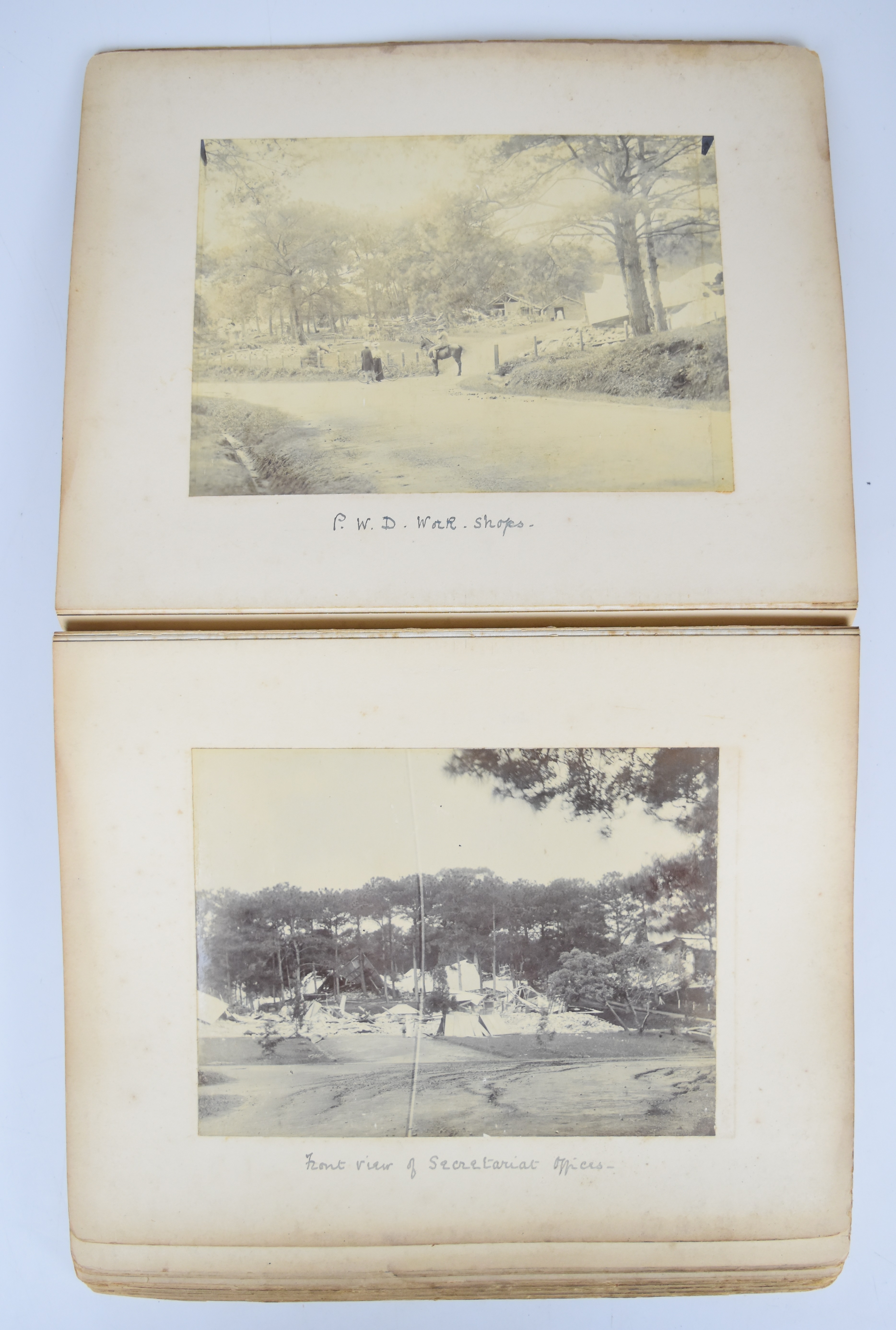 An album of late 19th and early 20thC large format photographs of Indian interest. Beginning with - Image 4 of 29