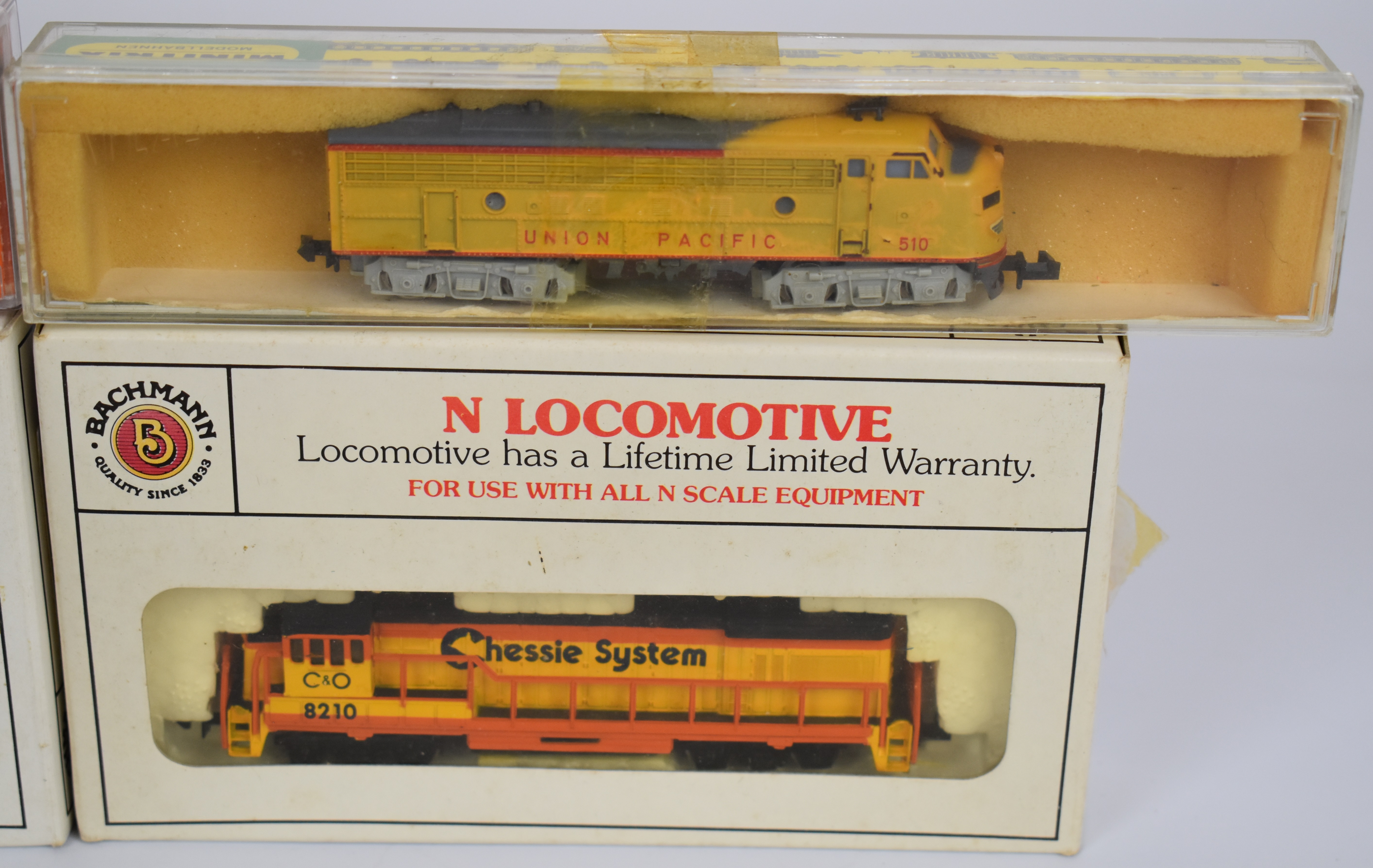 Six N gauge Minitrix, Bachmann and similar American diesel locomotives to include EMD F9 Diesel ' - Image 3 of 5