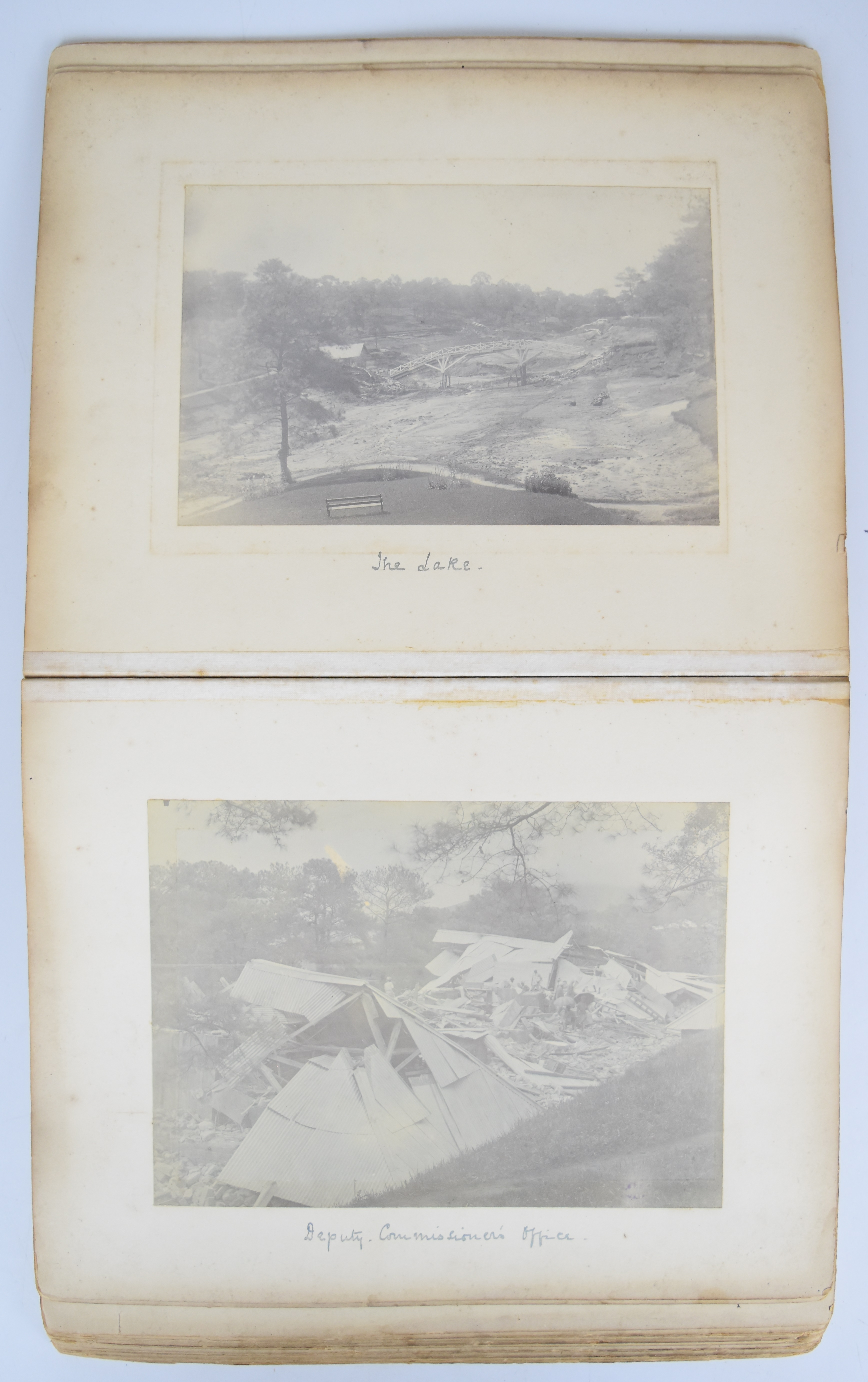 An album of late 19th and early 20thC large format photographs of Indian interest. Beginning with - Image 7 of 29