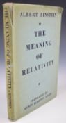 The Meaning of Relativity by Albert Einstein, published Methuen & Co. Ltd 1946, third edition,