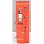 Royal Mail coin operated stamp dispensing machine, overall height 61cm