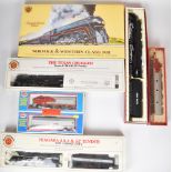 Six H0 scale Bachmann, Rivarossi and similar American locomotives to include Niagara 4-8-4,