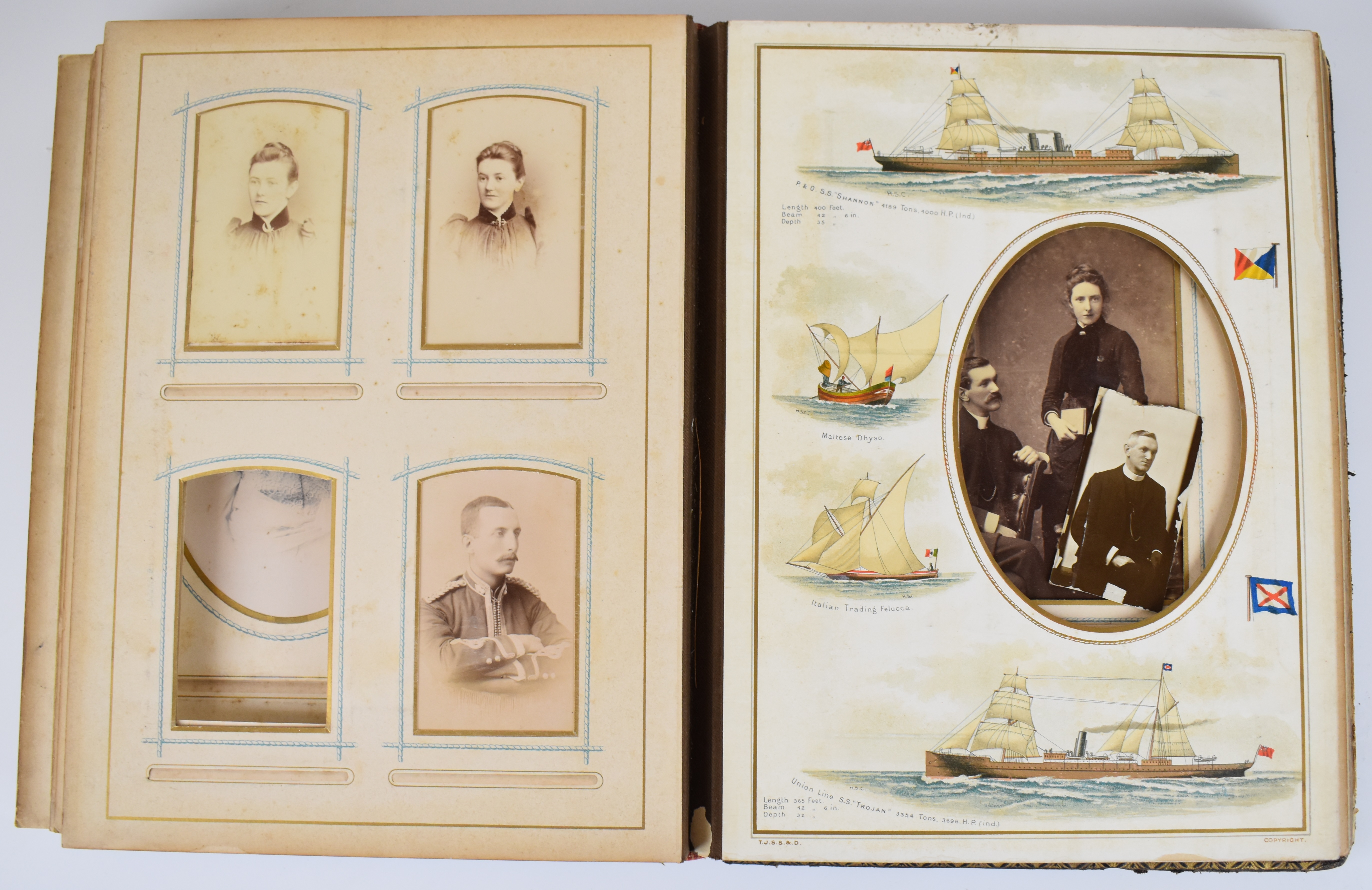 British Marine Album, some photographs taken in Cardiff and many in Weymouth, featuring children - Image 5 of 7